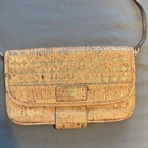 Elegant Gold and Tan Women's Bag